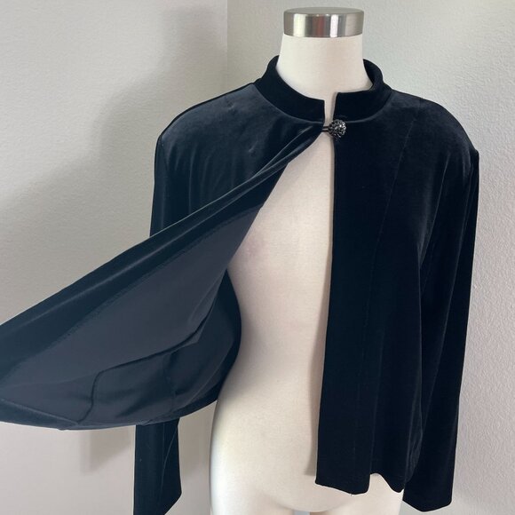 NEW Chicos Womens XL Basic Velvet Mallory Jacket Long Sleeve - Picture 7 of 9